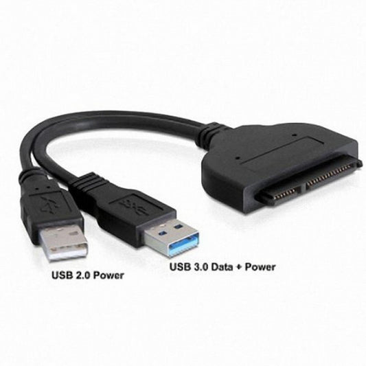 Chenyang USB 3.0 to SATA 22Pin 2.5" Hard disk driver Adapter With extral USB Power cable U3-067