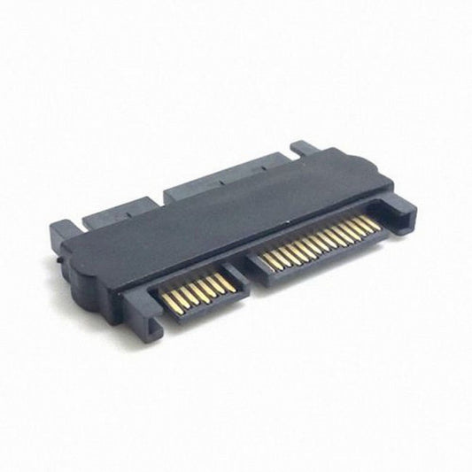 Chenyang 3.5" 2.5inch SATA 22Pin 7+15 Male to SATA 22P 7+15 Male extension convertor Straight adapter SA-069