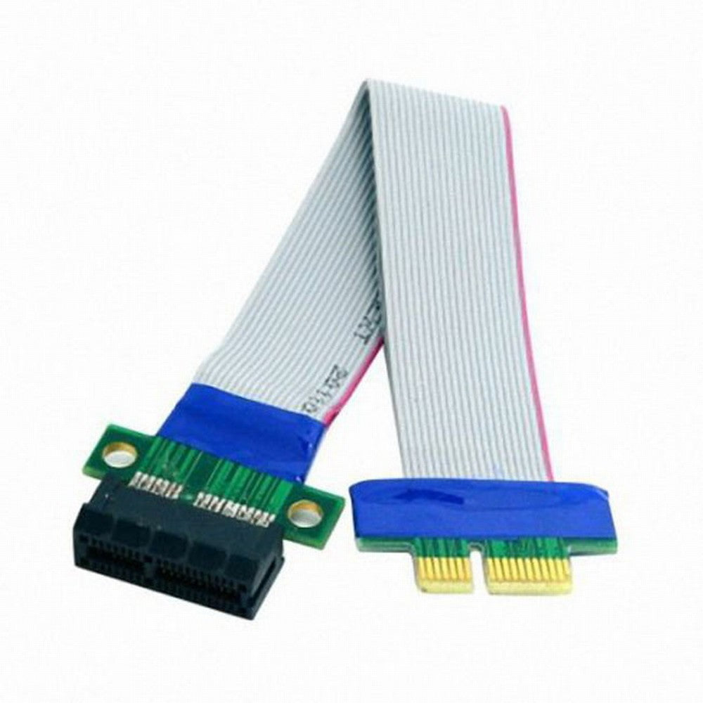 Chenyang PCI-E Express 1X Slot Riser Card Extender Extension Ribbon Flex Relocate Cable 20cm EP-051