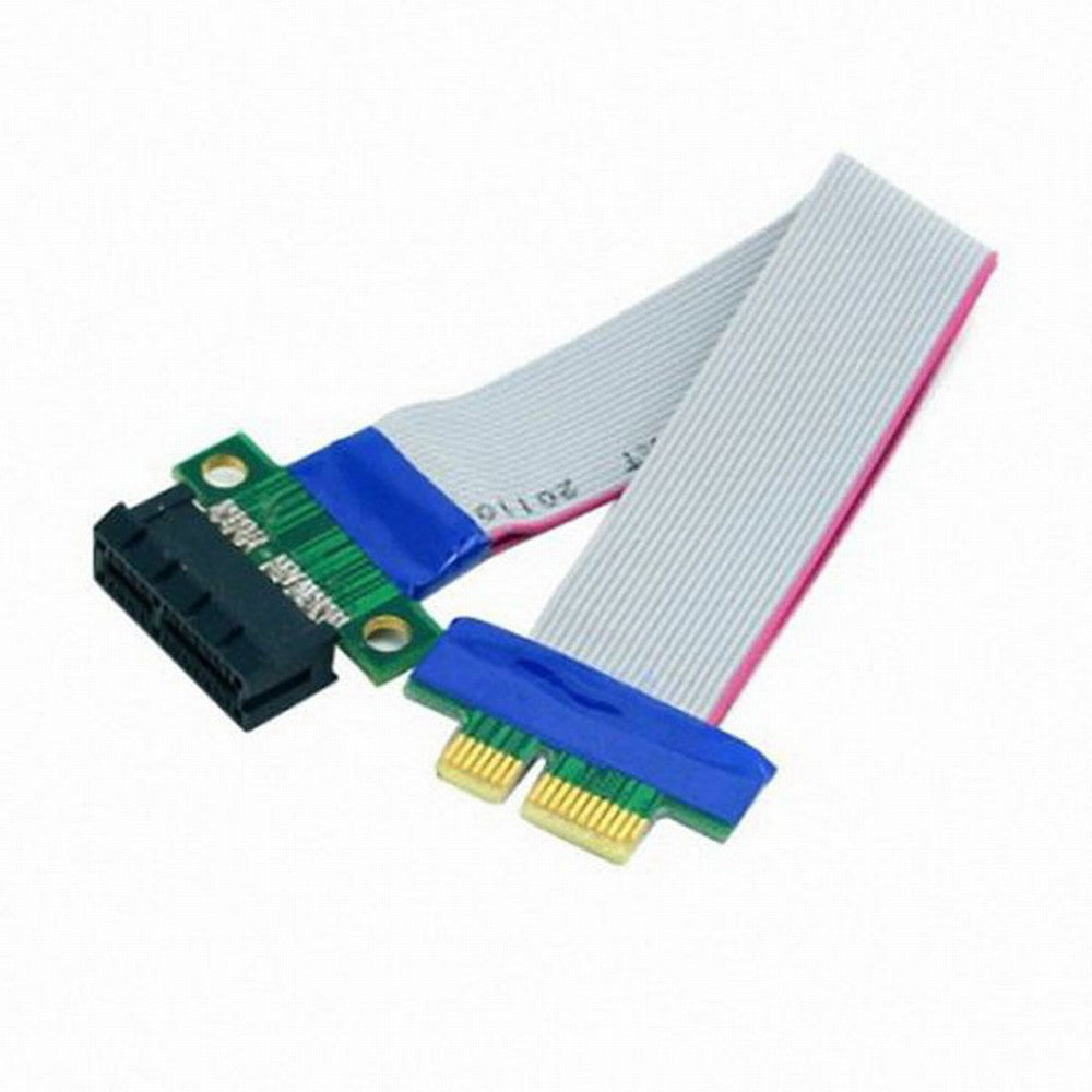 Chenyang PCI-E Express 1X Slot Riser Card Extender Extension Ribbon Flex Relocate Cable 20cm EP-051