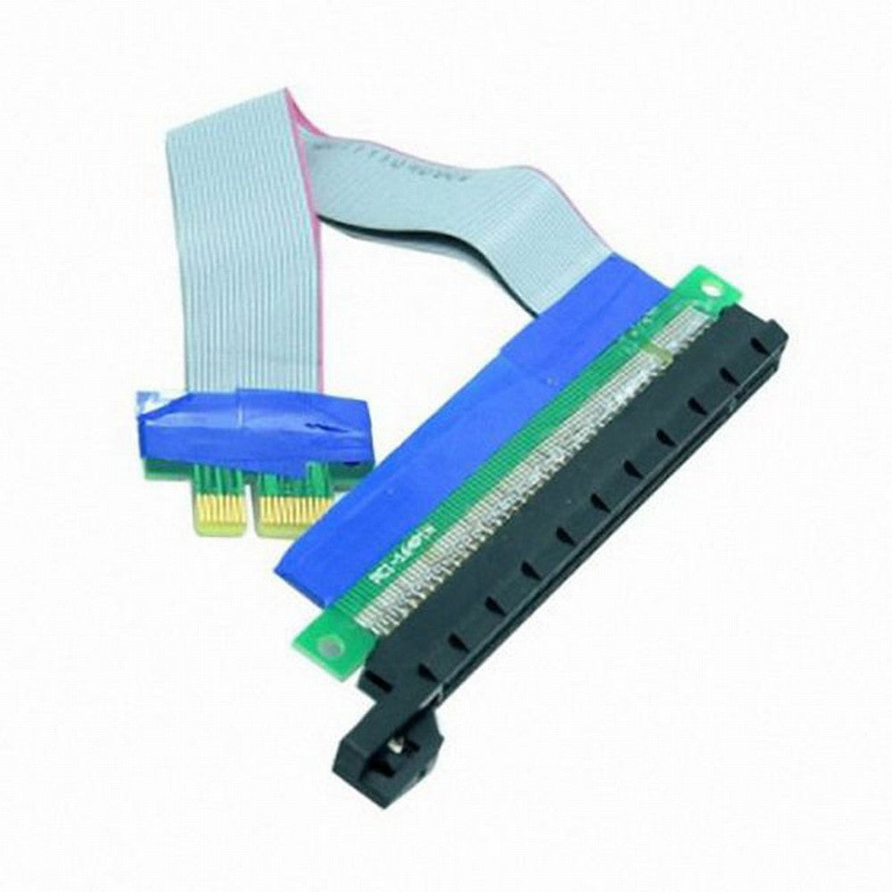 Chenyang PCI-E Express 1x to 16x Extension Flex Cable Extender Converter Riser Card Adapter 20cm EP-060