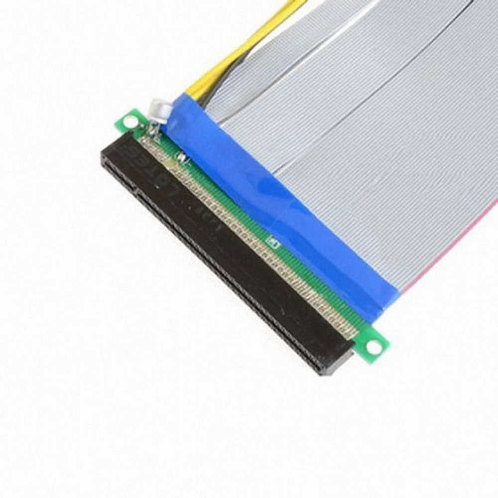 Chenyang PCI-E Express 16X to 16x Riser Extender Card with Molex IDE Power Ribbon Cable 20cm EP-074