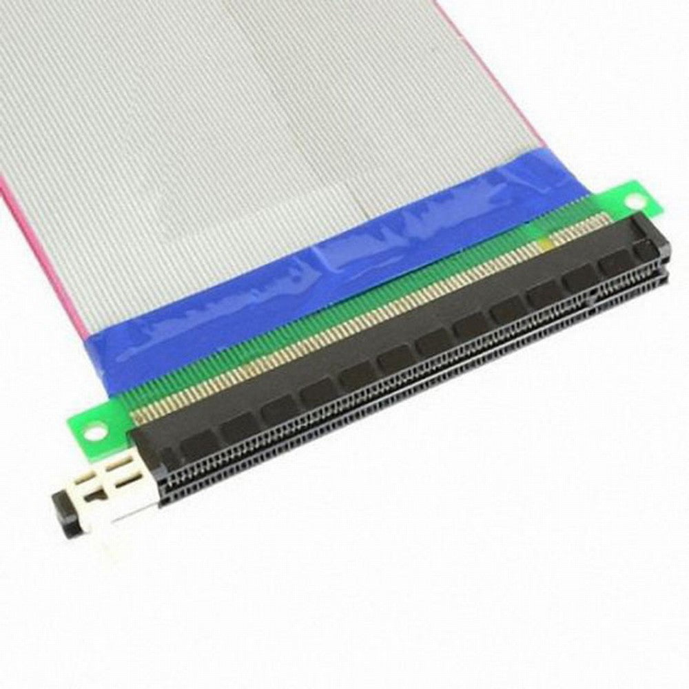 Chenyang PCI-E Express 16X to 16x Male to Female Riser Extender Card Ribbon Cable 20cm EP-075