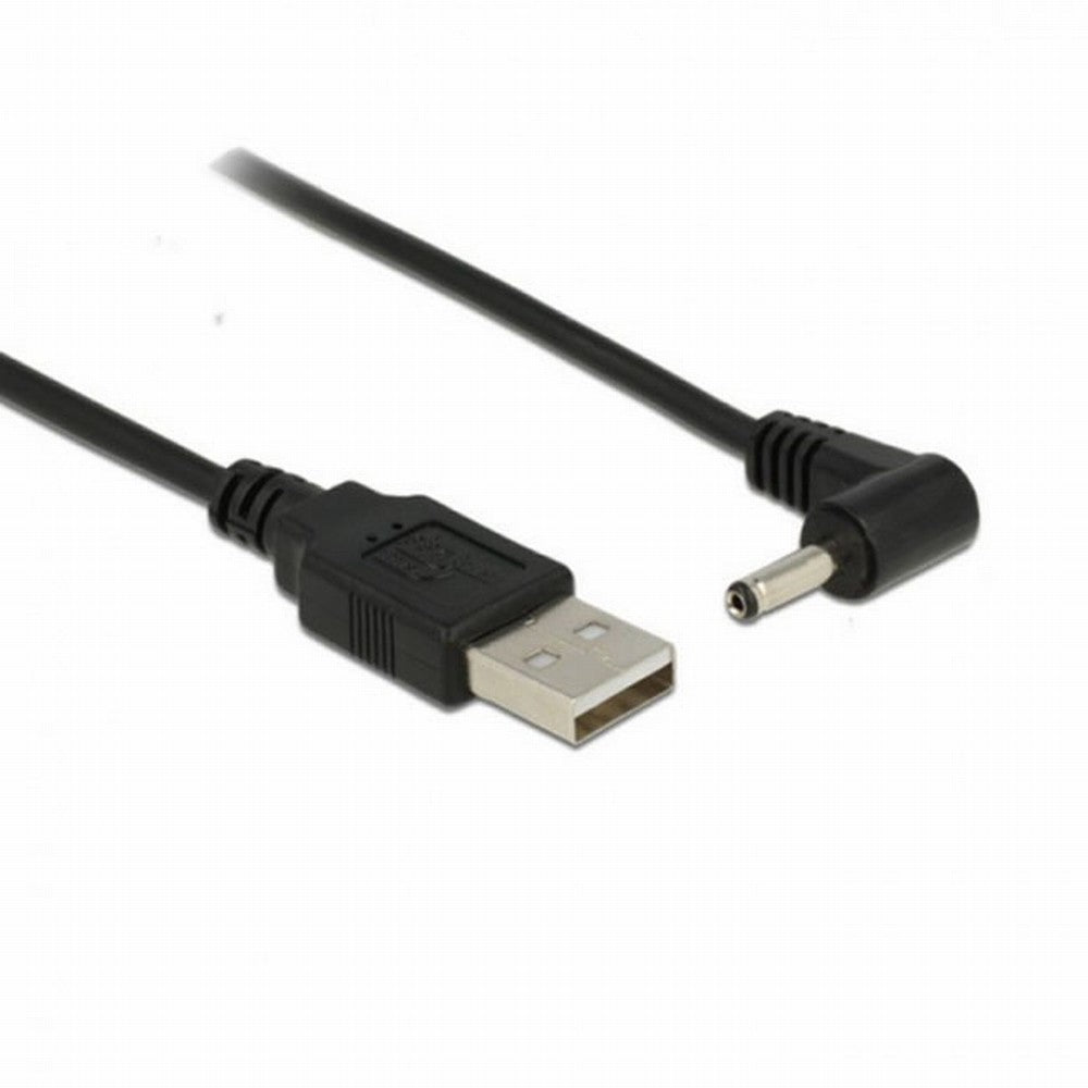 Chenyang USB 2.0 Male to Right Angled 90 Degree 3.5mm 1.35mm DC power Plug Barrel 5v Cable 100cm U2-111-RI