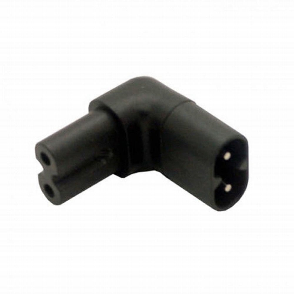 Chenyang Figure 8 IEC 320 C7 to C8 90 Degree Up Down Angled Right Angle AC Power Adapter Extension PW-038