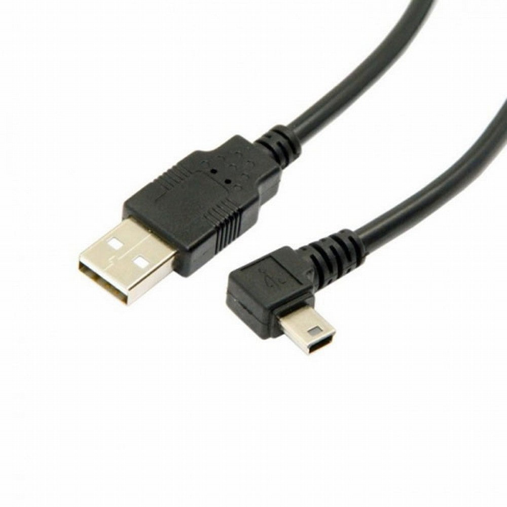 Chenyang Mini USB B Type 5pin Male Left Angled 90 Degree to USB 2.0 Male Data Cable 6ft 1.8m U2-057-LE-1.8M