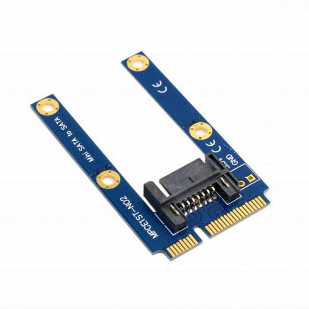 Chenyang 50mm Mini PCI-E mSATA SSD to Flat SATA 7pin Hard Disk Drive PCBA Extension Adapter SA-090