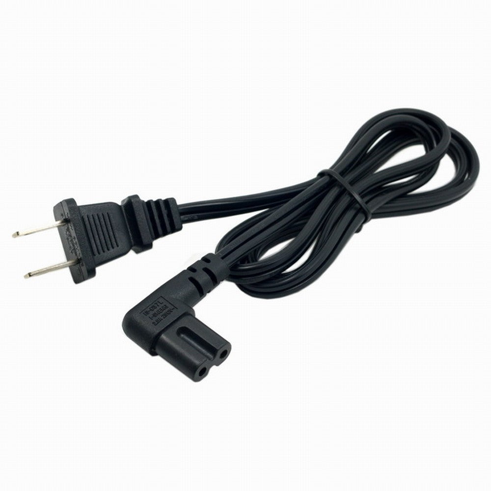 Chenyang USA 2pin Male to 90 Degree Right Angled IEC 320 C7 Power Supply Cord cable 1M PW-039