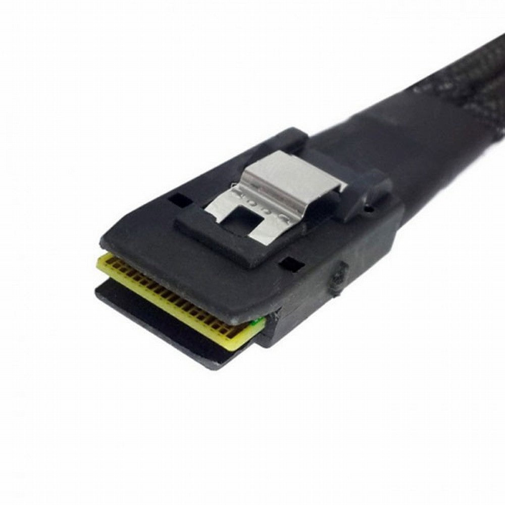 Chenyang Internal 36 Pin Mini SAS SFF-8087 Host to 4 SFF-8482 Target SAS Hard Disk and SATA Power Cable 100cm SF-091-1.0M