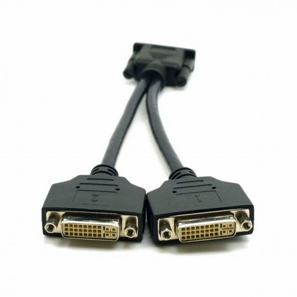 Chenyang DMS-59pin Male to Dual DVI 24+5 Female Female Splitter Extension Cable for Graphics Cards Monitor DB-033