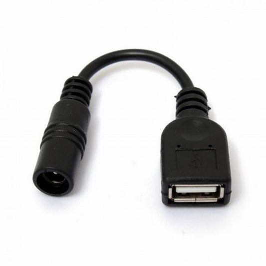 Chenyang 5V USB Female to DC Power Jack 5.5 2.1mm Charge Adpter Cable for Cell Phone Tablet PW-045