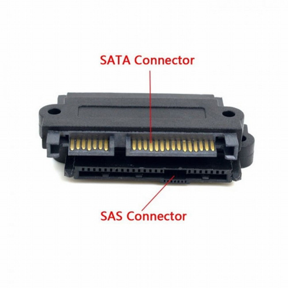 Chenyang SFF-8482 SAS 22 Pin to 7 Pin + 15 Pin SATA Hard Disk Drive Raid Adapter with 15 Pin Power Port SF-092