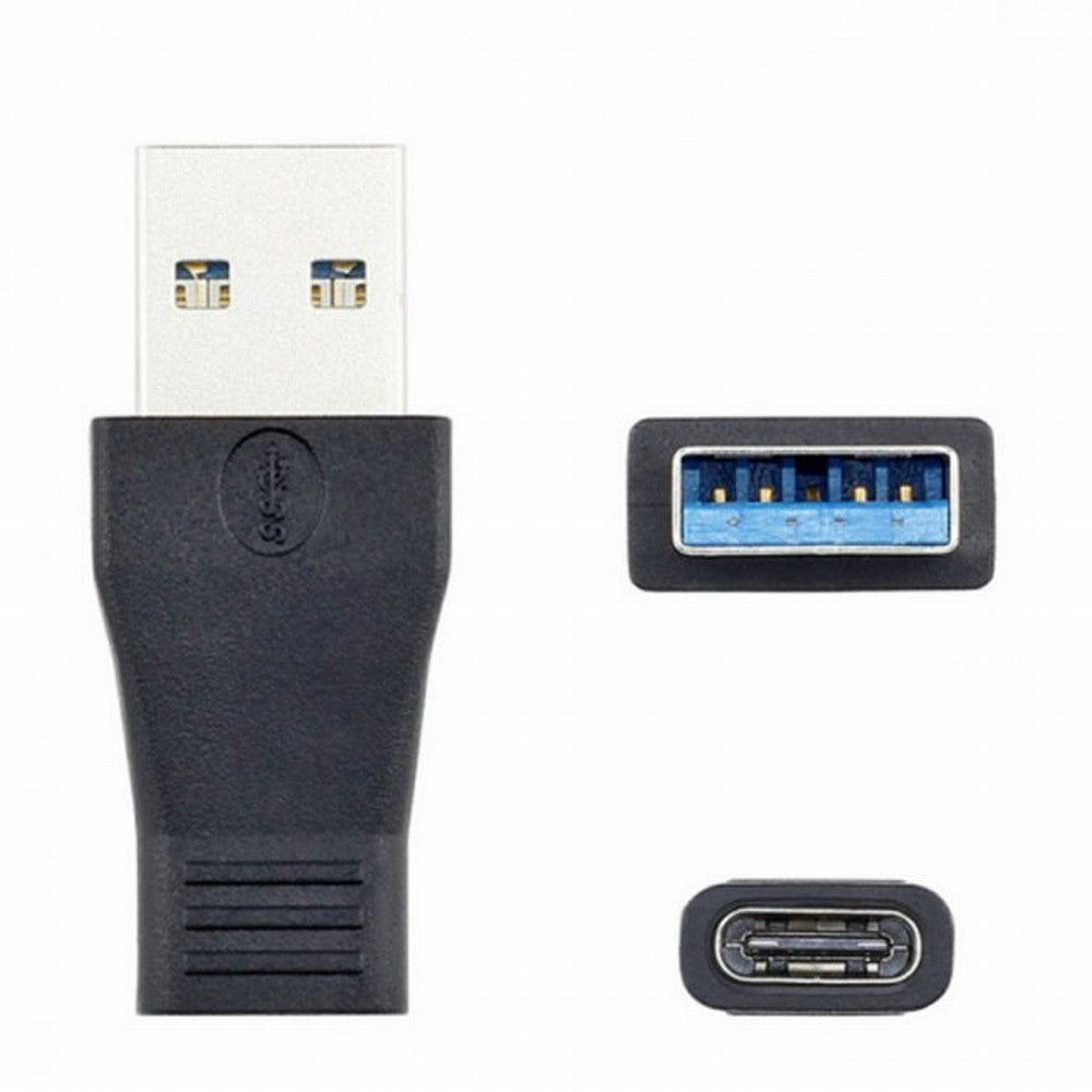 Chenyang USB-C USB 3.1 Type C Female to USB 3.0 A Male Data Adapter for Macbook Tablet Mobile Phone UC-067-BK