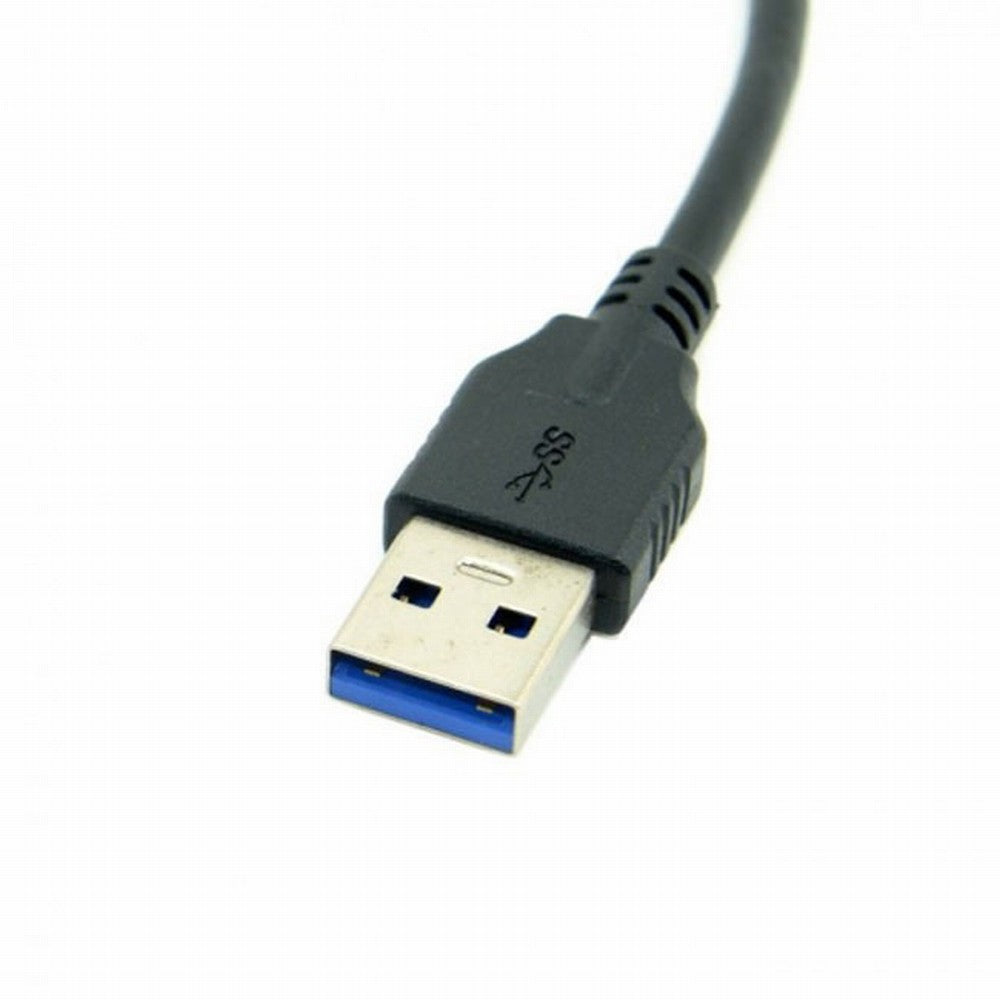 Chenyang 90 Degree Right Angled USB 3.0 A Type Male to Straight A Type Male Data Cable 40cm U3-069-RI