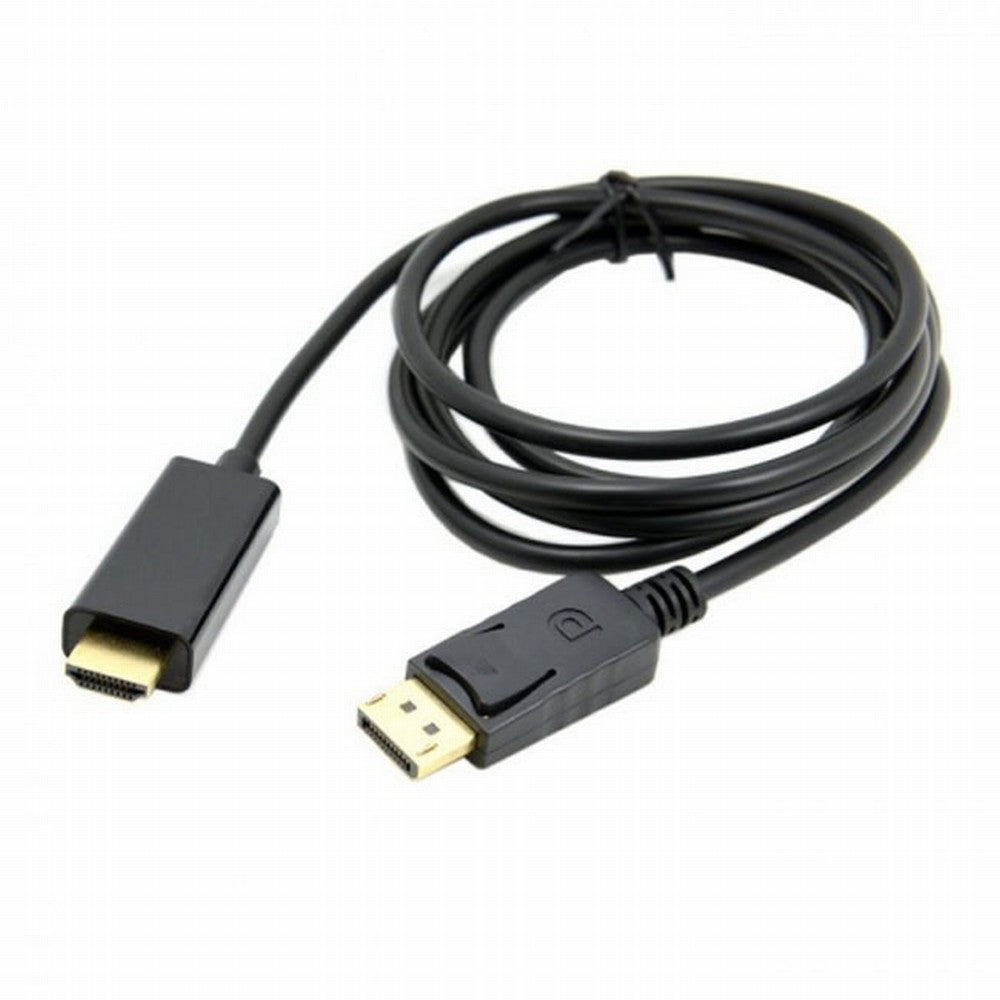 Chenyang Male DisplayPort DP to HDMI Male 1080P Video Cable 6ft 1.8m HDTV LCD with Audio DP-026