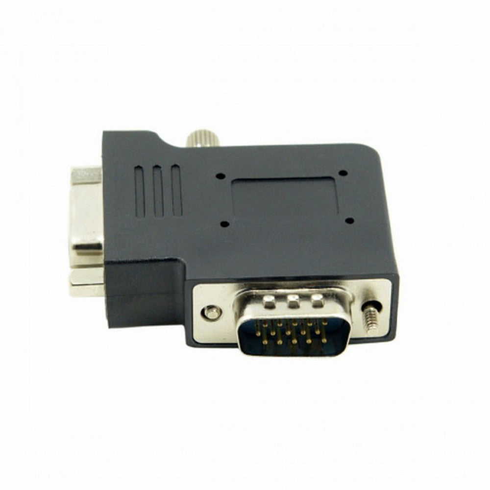 Chenyang Vertical Flat Right Angled 90 Degree VGA SVGA Male To Female extension Adapter BK DB-002-RI