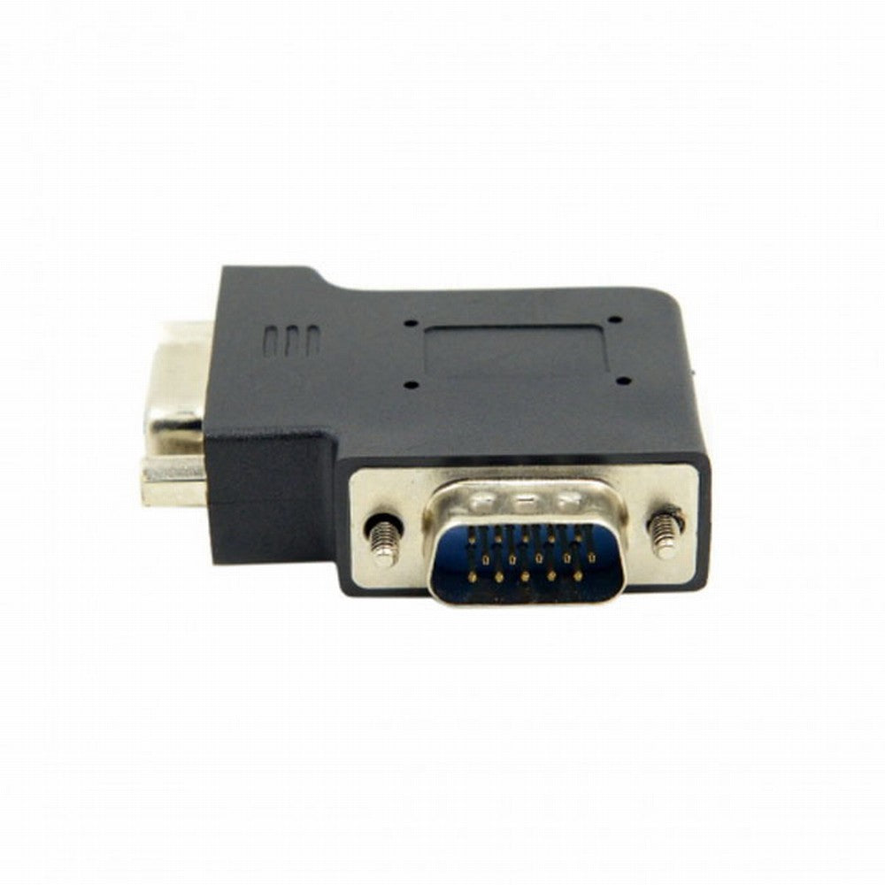 Chenyang Vertical Flat Left Angled 90 Degree VGA SVGA Male To Female extension Adapter DB-002-LE