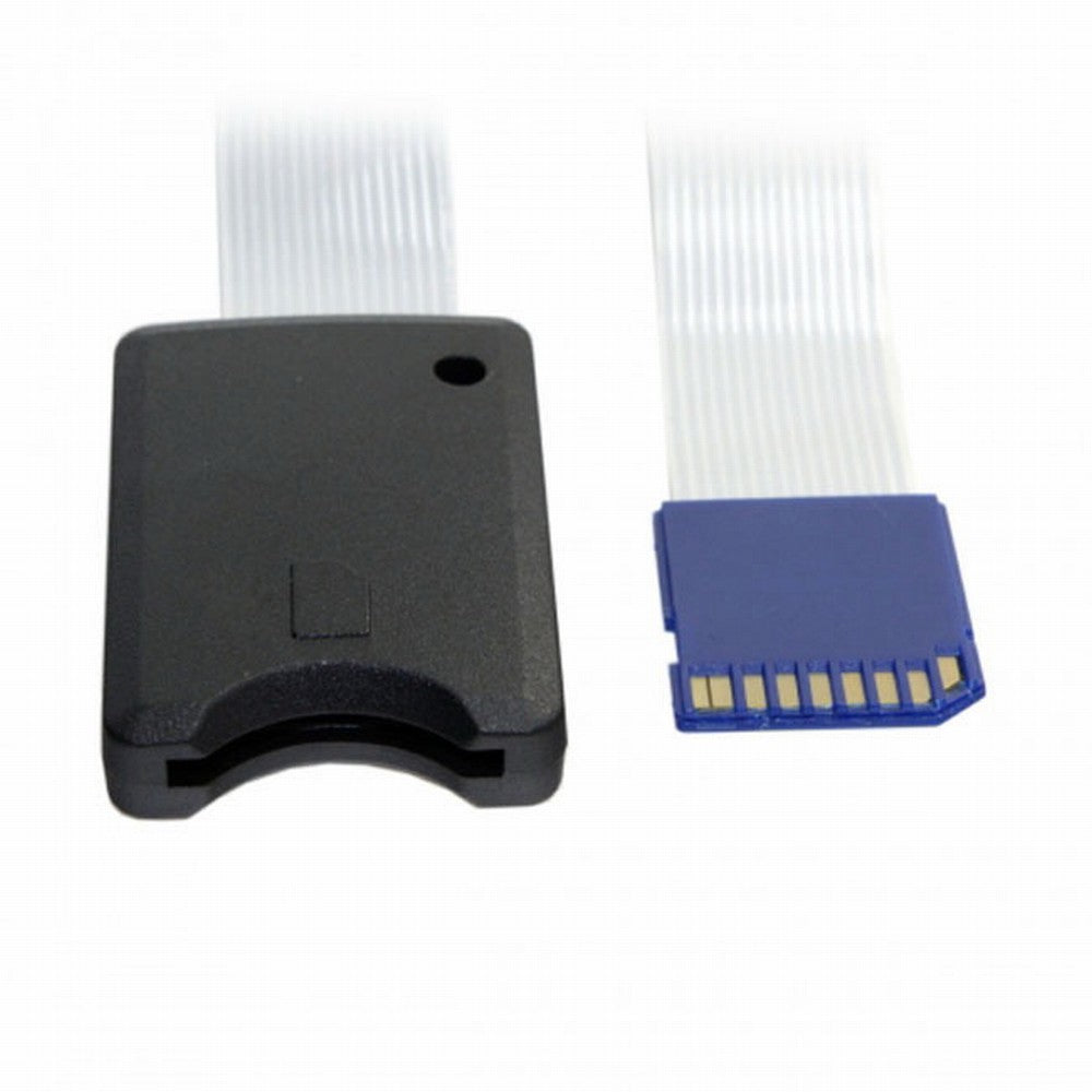 Chenyang Standard SD SDHC Memory Card Kit Male to SD Female Extension Soft Flat FPC Cable Extender 25cm EP-039