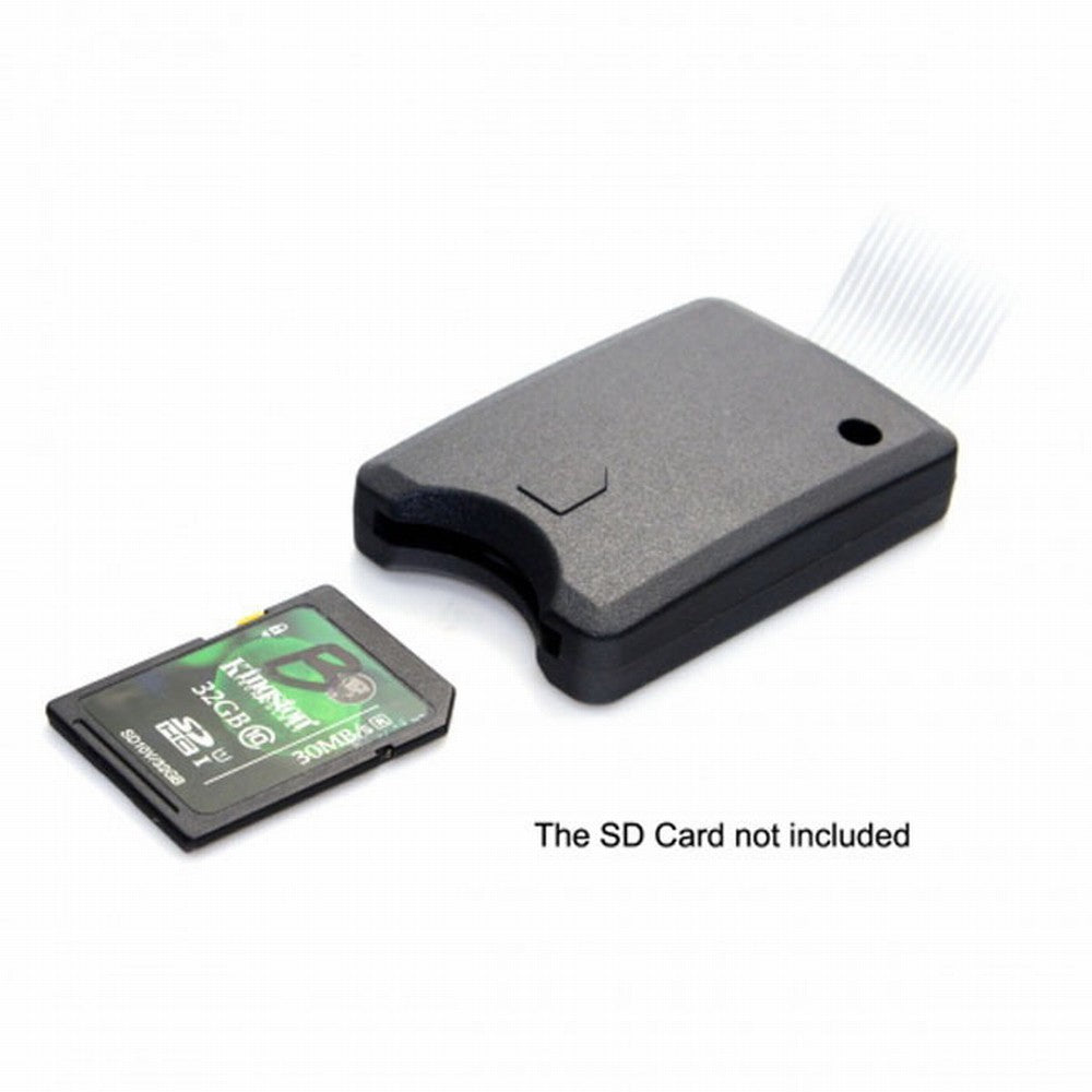 Chenyang Standard SD SDHC Memory Card Kit Male to SD Female Extension Soft Flat FPC Cable Extender 25cm EP-039