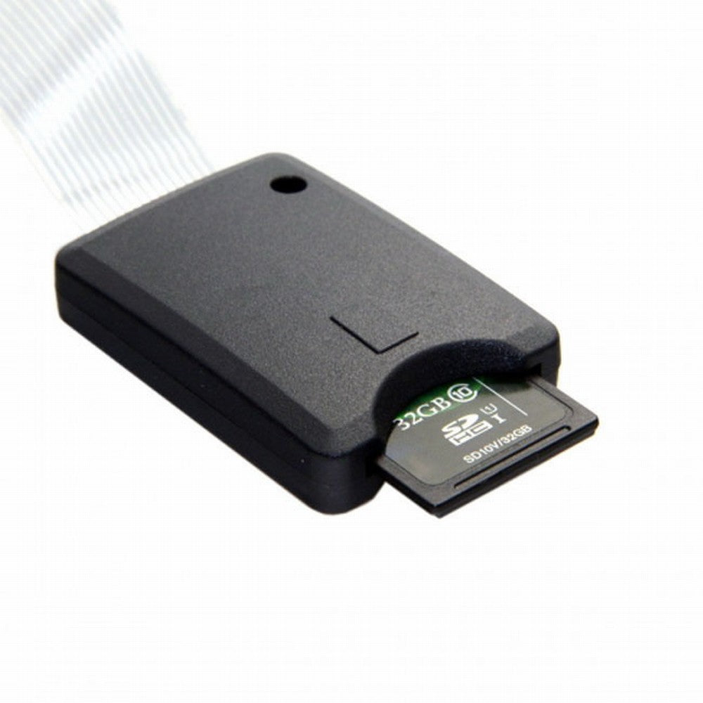 Chenyang Standard SD SDHC Memory Card Kit Male to SD Female Extension Soft Flat FPC Cable Extender 25cm EP-039