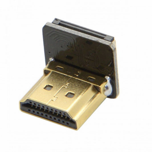 Chenyang CYFPVHDMI HDMI Type A Male Connector Down Angled 90 Degree for FPV HDTV Multicopter Aerial Photography CN-018-DN