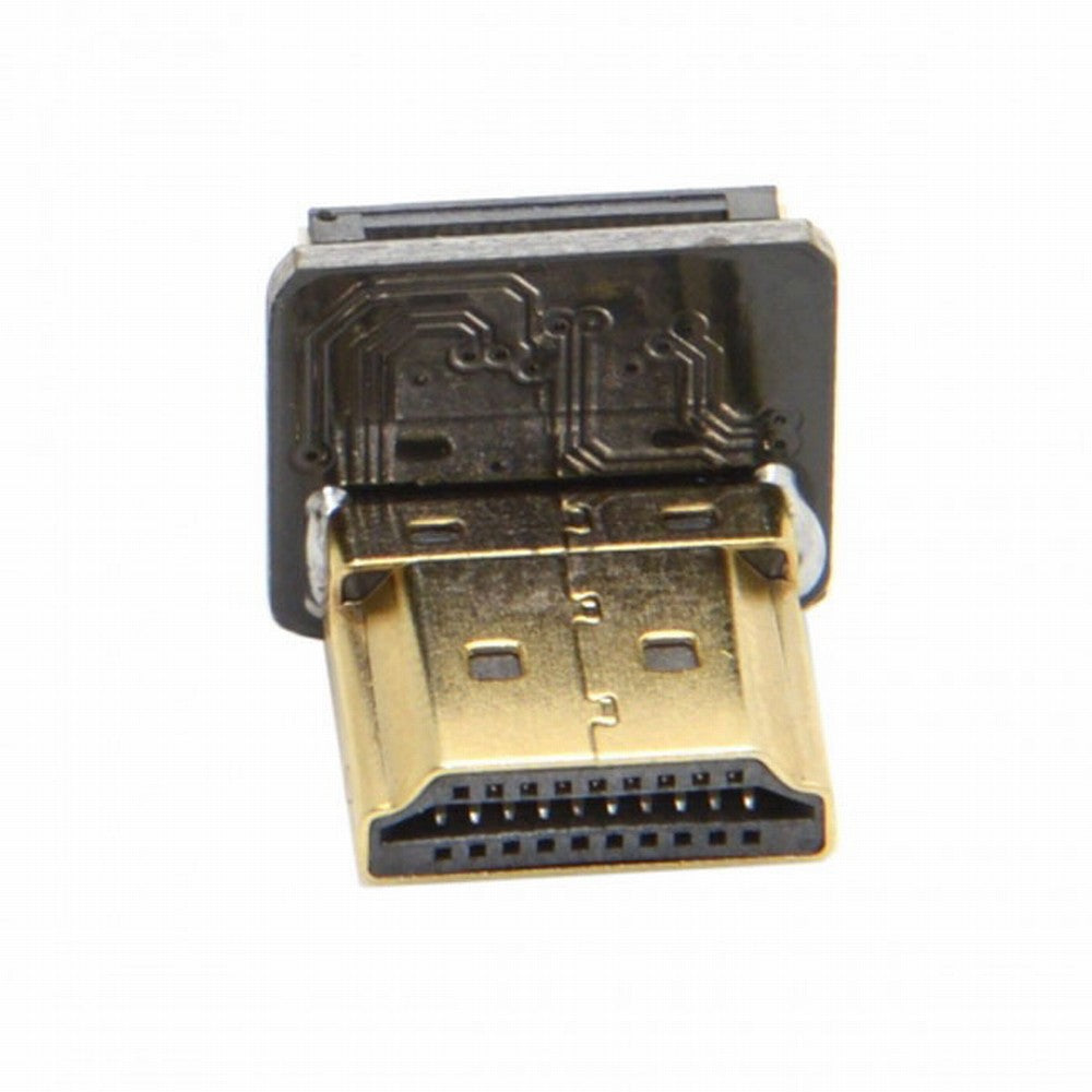 Chenyang CYFPVHDMI HDMI Type A Male Connector Down Angled 90 Degree for FPV HDTV Multicopter Aerial Photography CN-018-DN