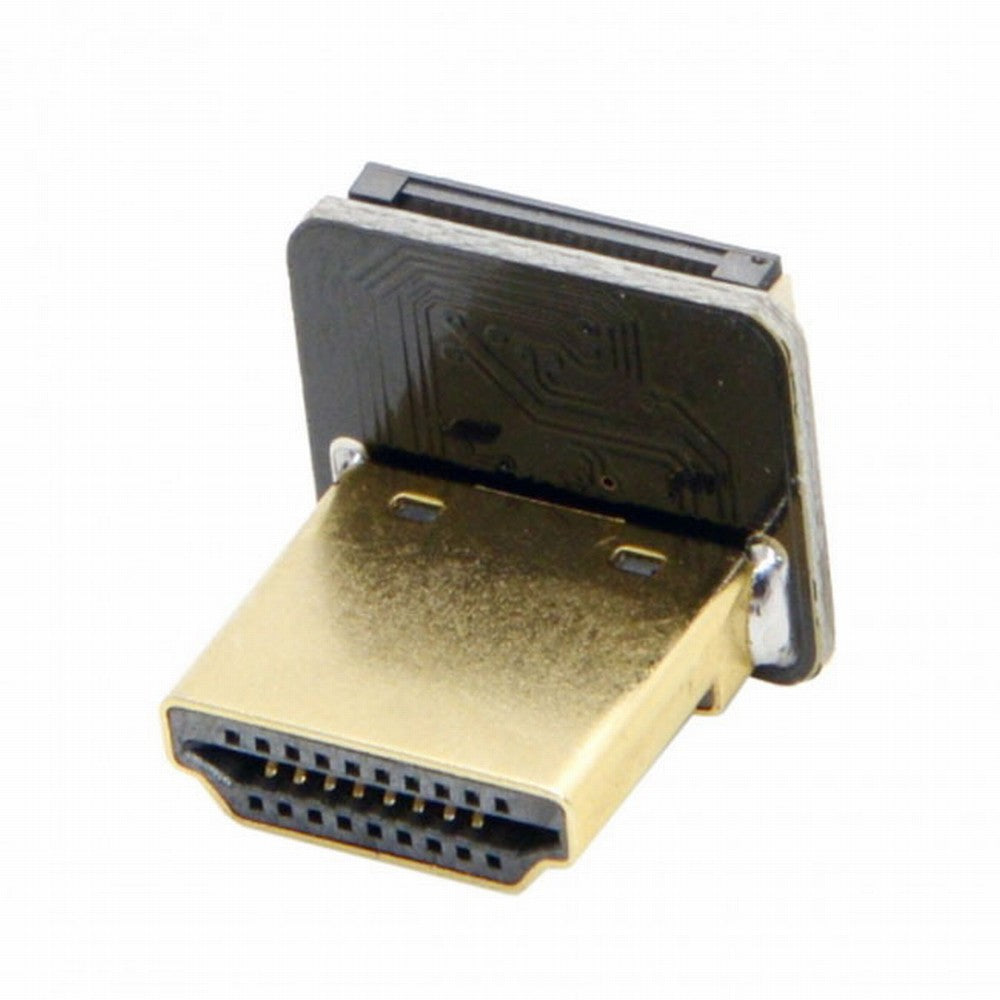 Chenyang CYFPVHDMI HDMI Type A Male Connector Up Angled 90 Degree for FPV HDTV Multicopter Aerial Photography CN-018-UP