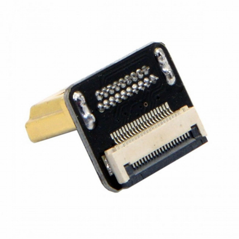 Chenyang CYFPVHDMI HDMI Type A Male Connector Up Angled 90 Degree for FPV HDTV Multicopter Aerial Photography CN-018-UP