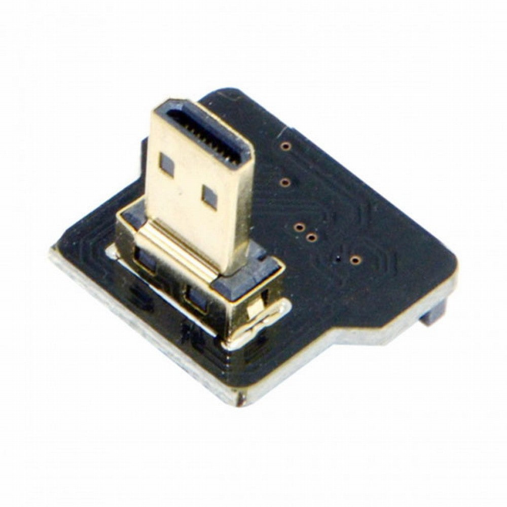 Chenyang CYFPVHDMI Micro HDMI Type D Male Down Angled 90 Degree for FPV HDTV Multicopter Aerial Photography CN-020-DN