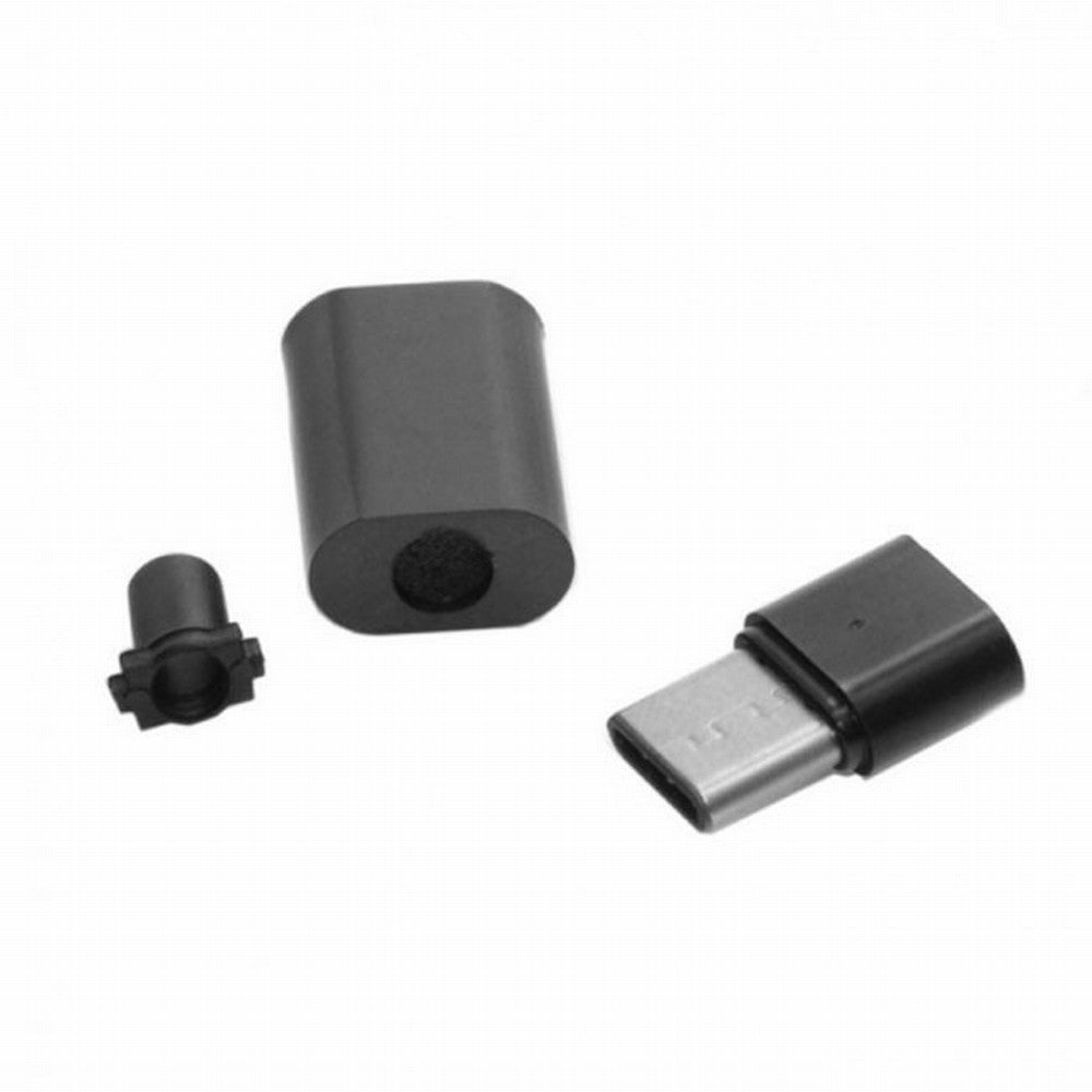 Chenyang 5set DIY 24pin USB 3.1 Type C USB-C Male Plug Connector SMT type with Black Housing Cover UC-050-BK-5PCS