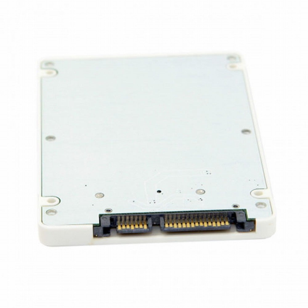 Chenyang 1.8" Micro SATA 16pin SSD to 2.5" SATA 22pin 7+15 hard disk case Enclosure White 7mm height SA-098