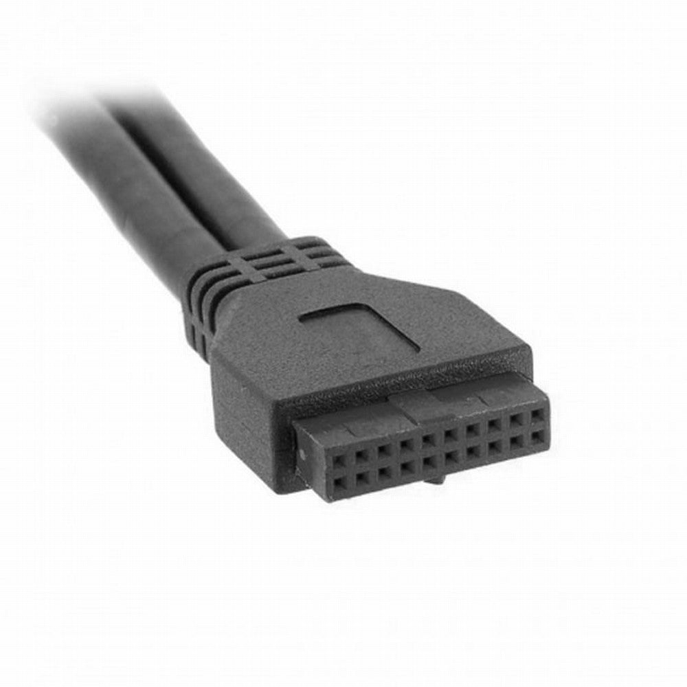 Chenyang USB 3.0 Dual Port Front Panel to Motherboard 20Pin Connector Cable for PC 3.5" Floppy Bay U3-045