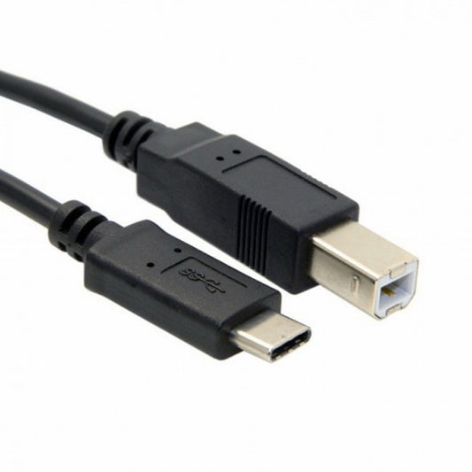 Chenyang USB-C USB 3.1 Type C Male to USB 2.0 B Type Male Data Cable for Phone Mac Laptop MIDI Printer Scanner UC-005