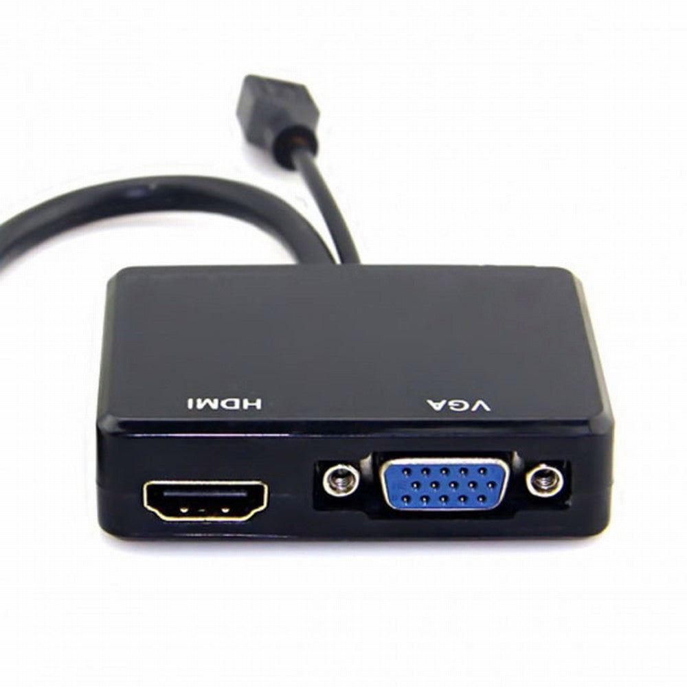 Chenyang HDMI to VGA HDMI Female Splitter with Audio Video Cable Converter Adapter For HDTV PC Monitor HD-033