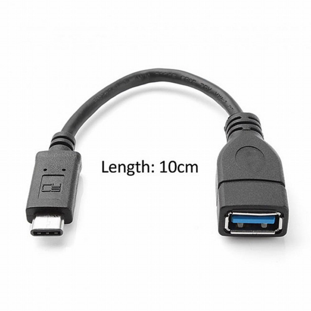 Chenyang Reversible Design USB 3.0 3.1 Type C Male Connector to A Female OTG Data Cable for Tablet Mobile Phone UC-200-BK