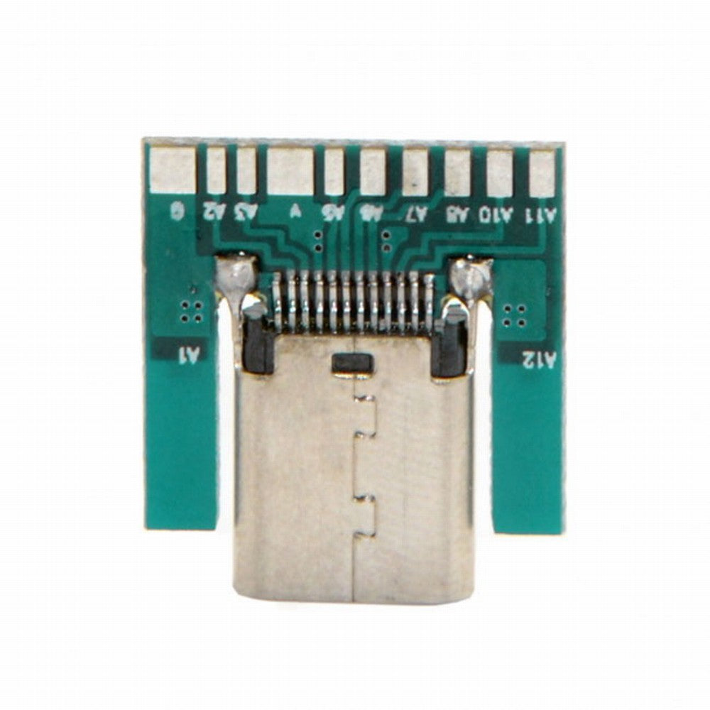 Chenyang DIY 24pin USB 3.1 Type C Female Socket Connector SMT type with PC Board UC-206