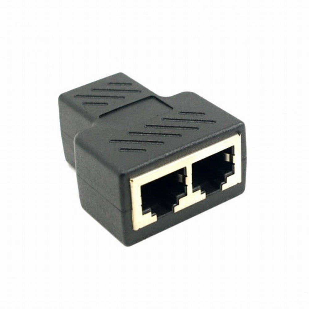 Chenyang STP UTP Cat6 RJ45 8P8C Plug To Dual RJ45 Splitter Network Ethernet Patch Cord Adapter UT-004