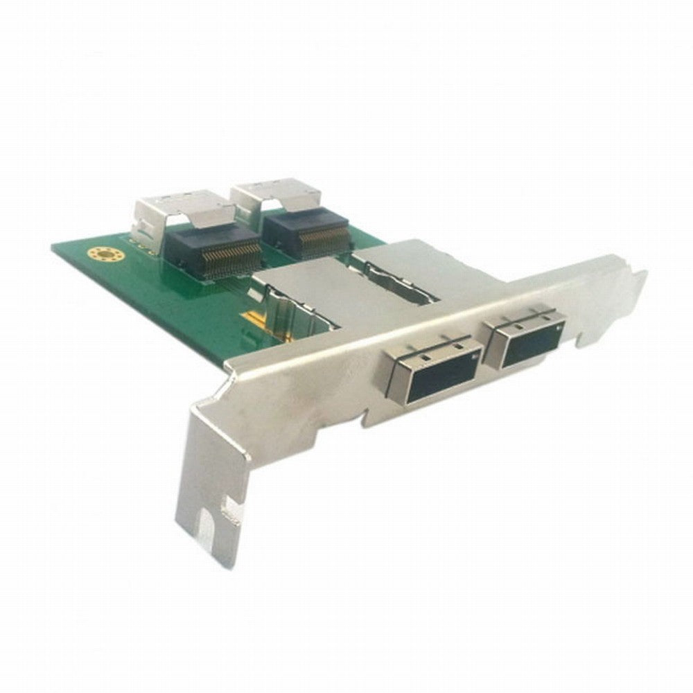 Chenyang Dual Ports Mini SAS SFF-8088 To SAS 36Pin SFF-8087 PCBA Female Adapter With PCI Bracket SF-035