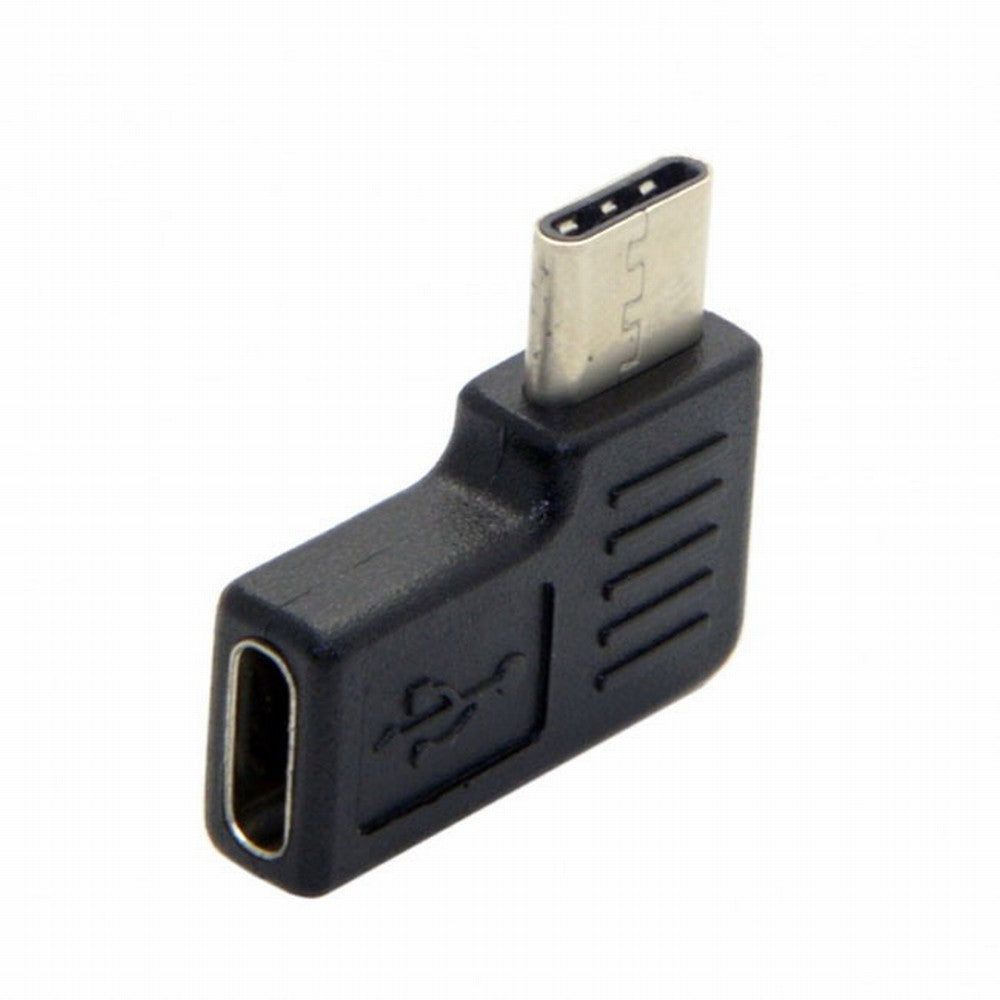 Chenyang 90 Degree Right Left Angled USB 3.1 Type-C Male to Female Extension Adapter for Laptop Tablet Mobile Phone UC-068-RI