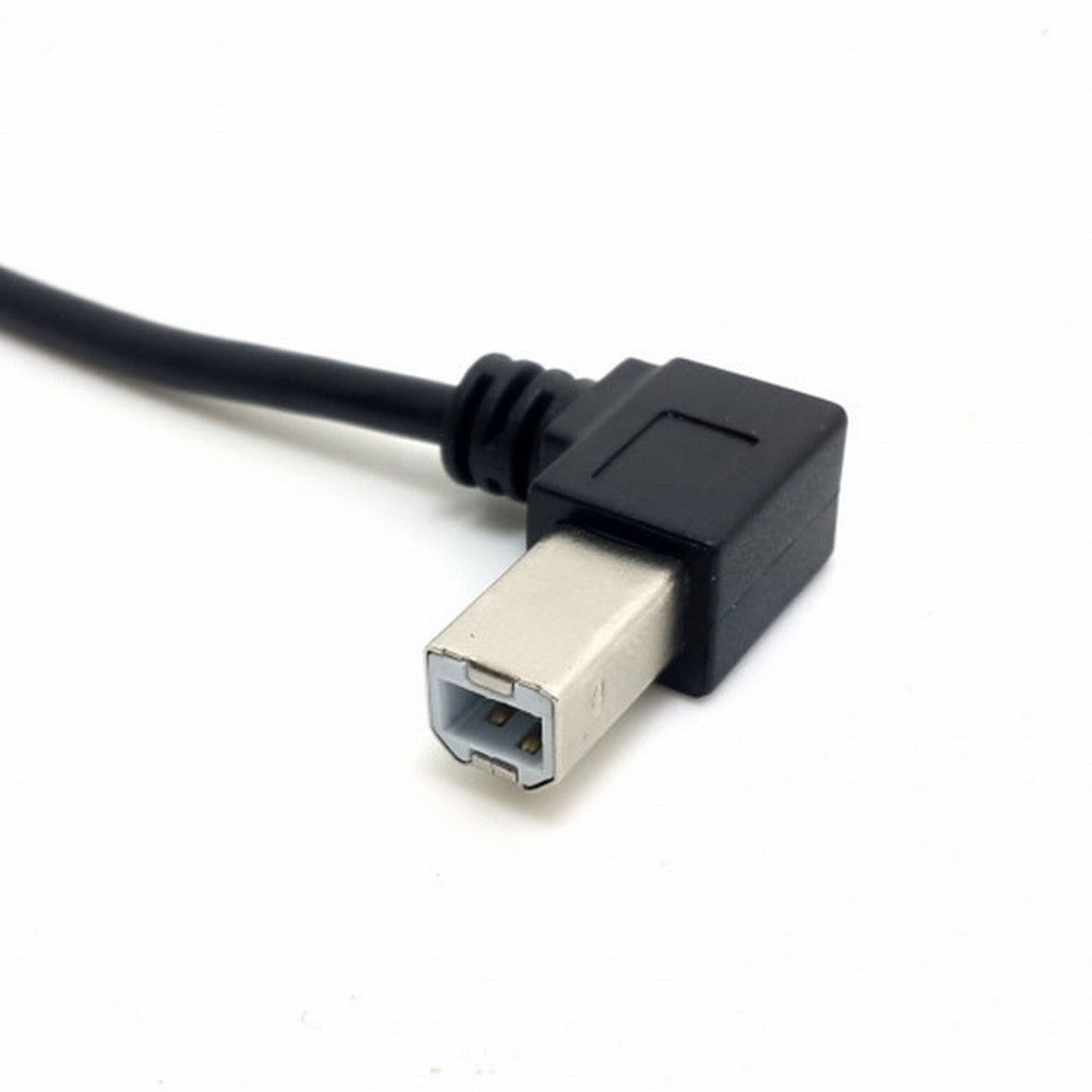 Chenyang Right Angled USB 2.0 A Male - B Male Printer Scanner 90 Degree Cable 50cm 100cm CC-U2-032-RI