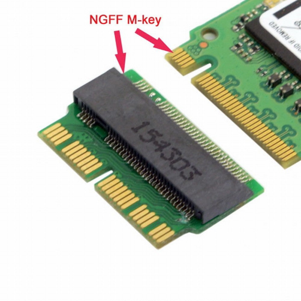 Chenyang 12+16pin 2014 2015 Macbook to M.2 NGFF M-Key AHCI SSD Convert Card for A1493 A1502 A1465 A1466 SA-113