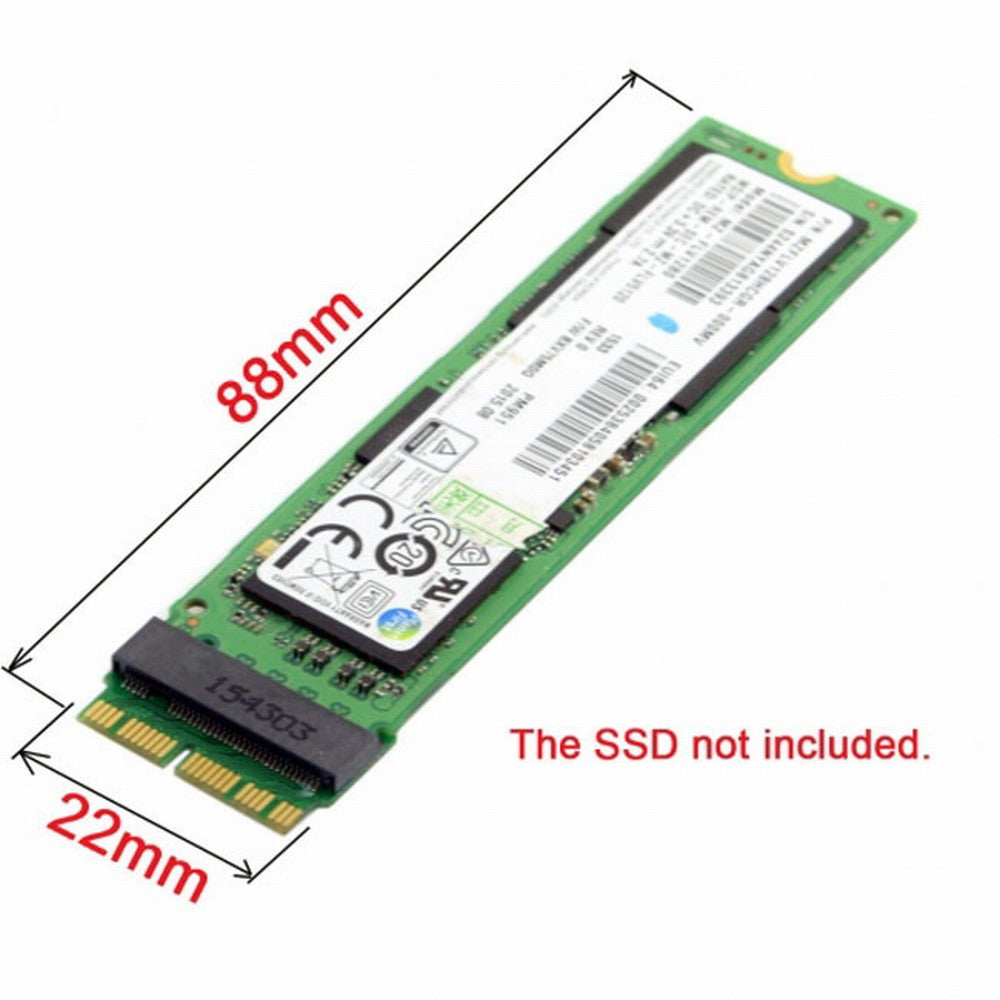 Chenyang 12+16pin 2014 2015 Macbook to M.2 NGFF M-Key AHCI SSD Convert Card for A1493 A1502 A1465 A1466 SA-113