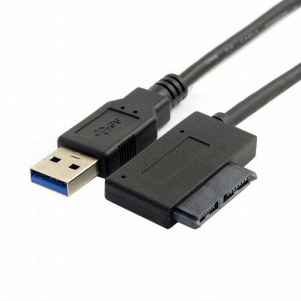 Chenyang USB 3.0 to 7+6 13pin Slimline Sata Adapter Cable for Laptop Cd DVD Rom Optical Drive U3-064