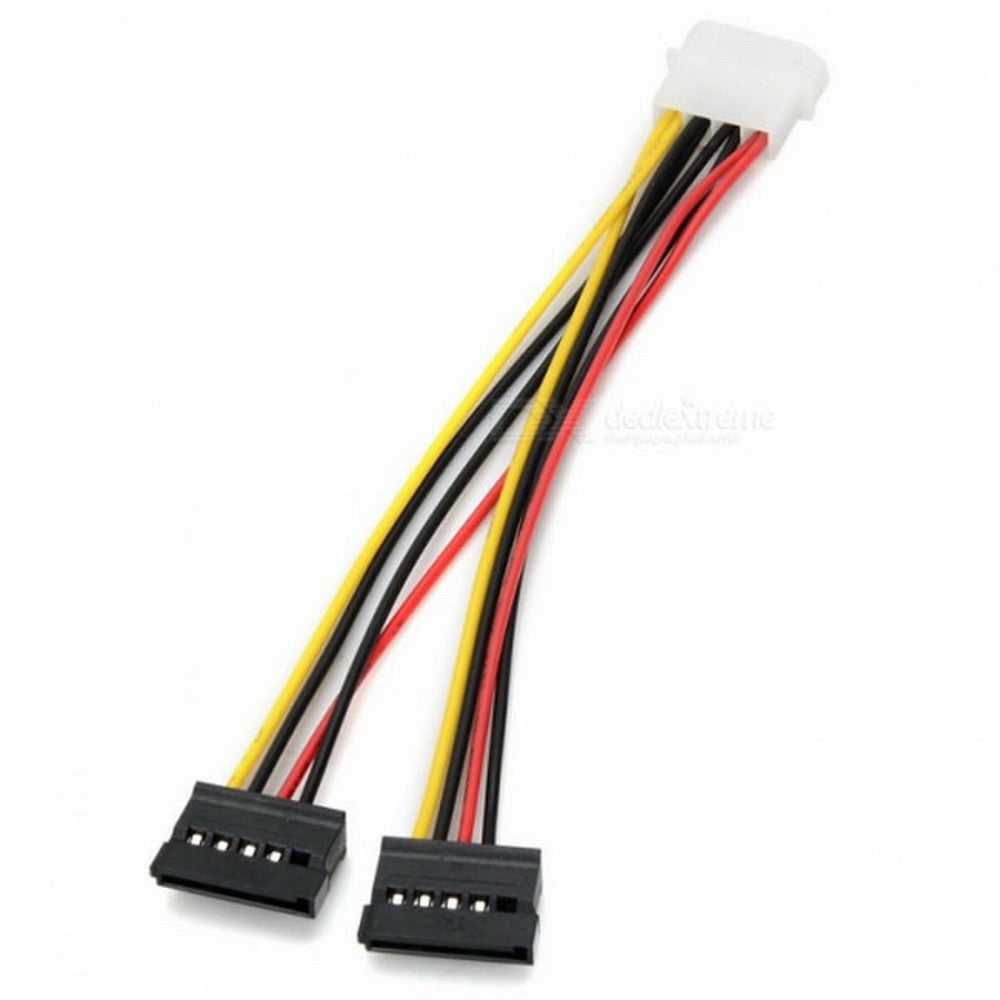 Chenyang IDE to Dual SATA II 15pin Y Splitter 10cm Hard Disk Power Supply Extension Cable SA-056