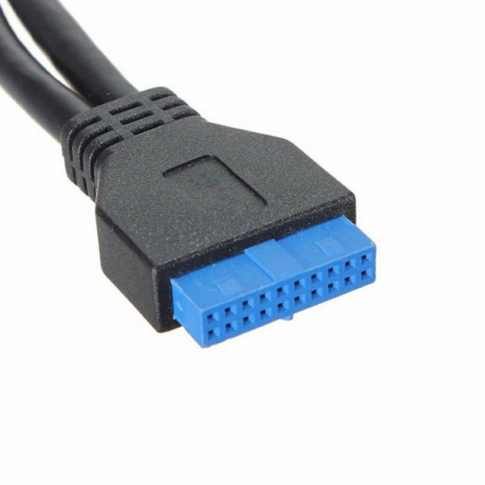 Chenyang 2 ports USB 3.0 Female to Motherboard 20pin Header cable for front panel 20cm U3-042