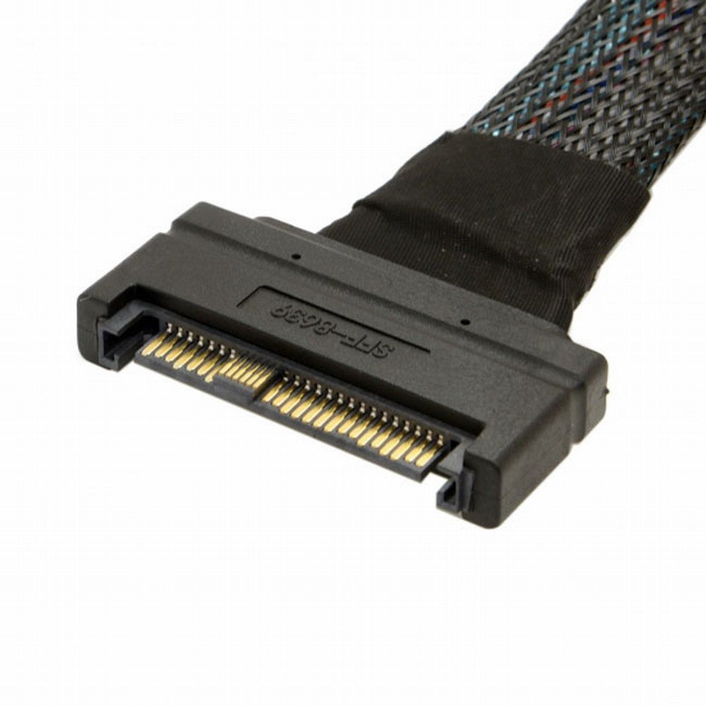 Chenyang U.2 U2 SFF-8639 NVME PCIe SSD Cable Male to Female Extension 50cm 68pin SF-105