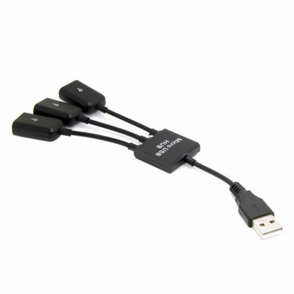 Chenyang USB 2.0 to 3 Ports Hub Cable Bus Power 1 to 3 for Laptop Notebook PC Mouse Disk Printer U2-054