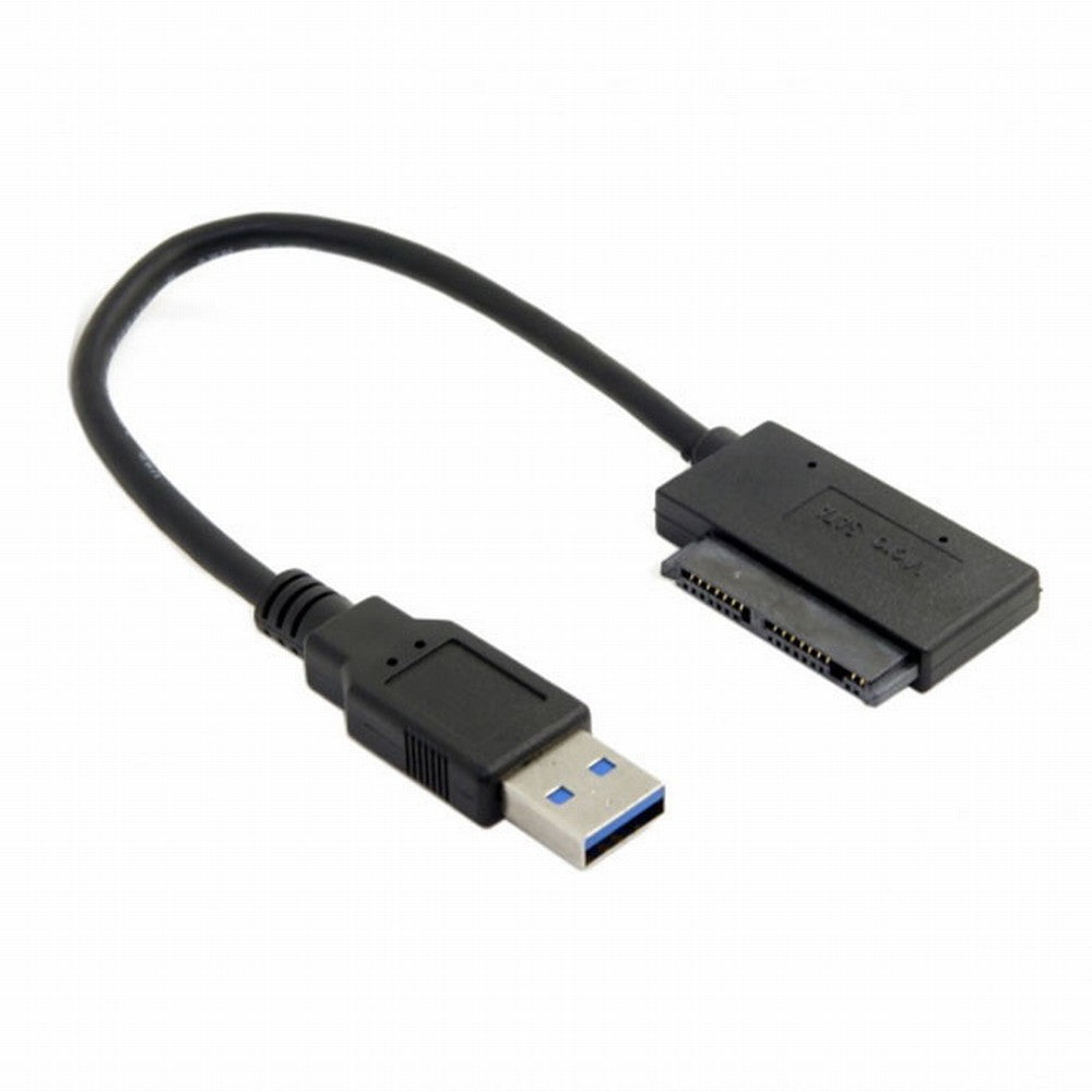 Chenyang USB 3.0 to Micro SATA 7+9 16 Pin 1.8" 90 Degree Angled Hard Disk Driver SSD Adapter Cable 10cm U3-068