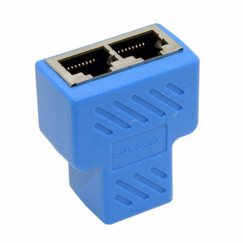 Chenyang 2pcs STP UTP Cat6 RJ45 8P8C Plug To Dual RJ45 Splitter Network Ethernet Switcher Adapter UT-014-2PCS