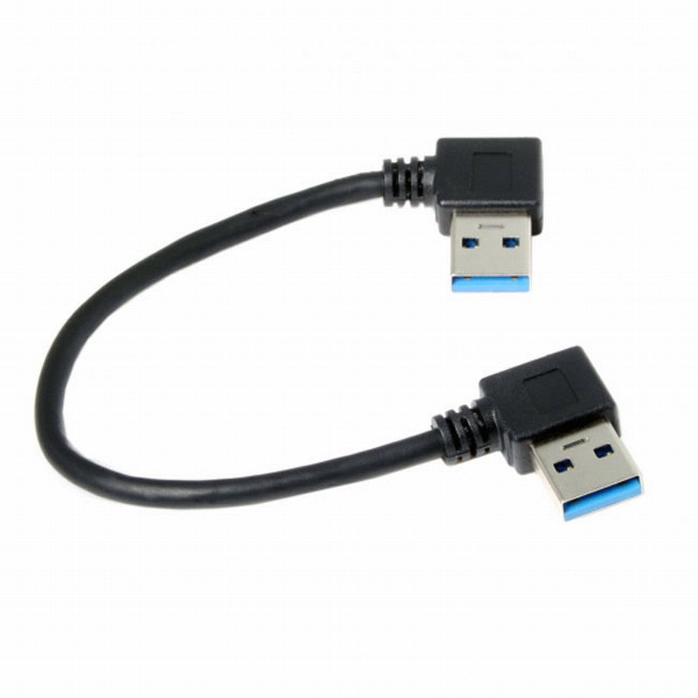 Chenyang USB 3.0 Type-A 90 Degree Right Angled to Right Angled Data Cable for Hard Disk Computer U3-031-RI